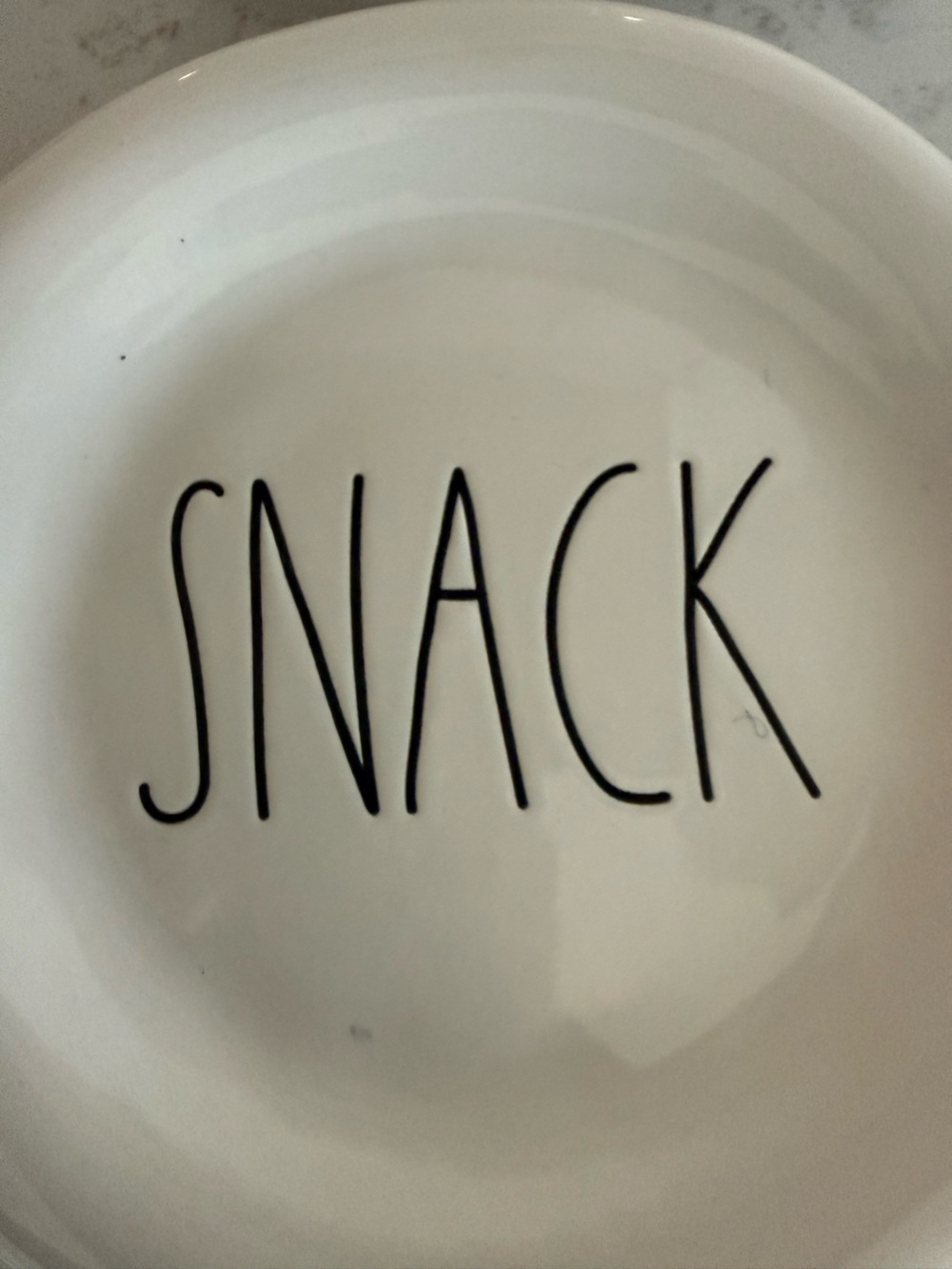 RAE DUNN Set of 4 Ceramic Snack Plates - Picture 4 of 8